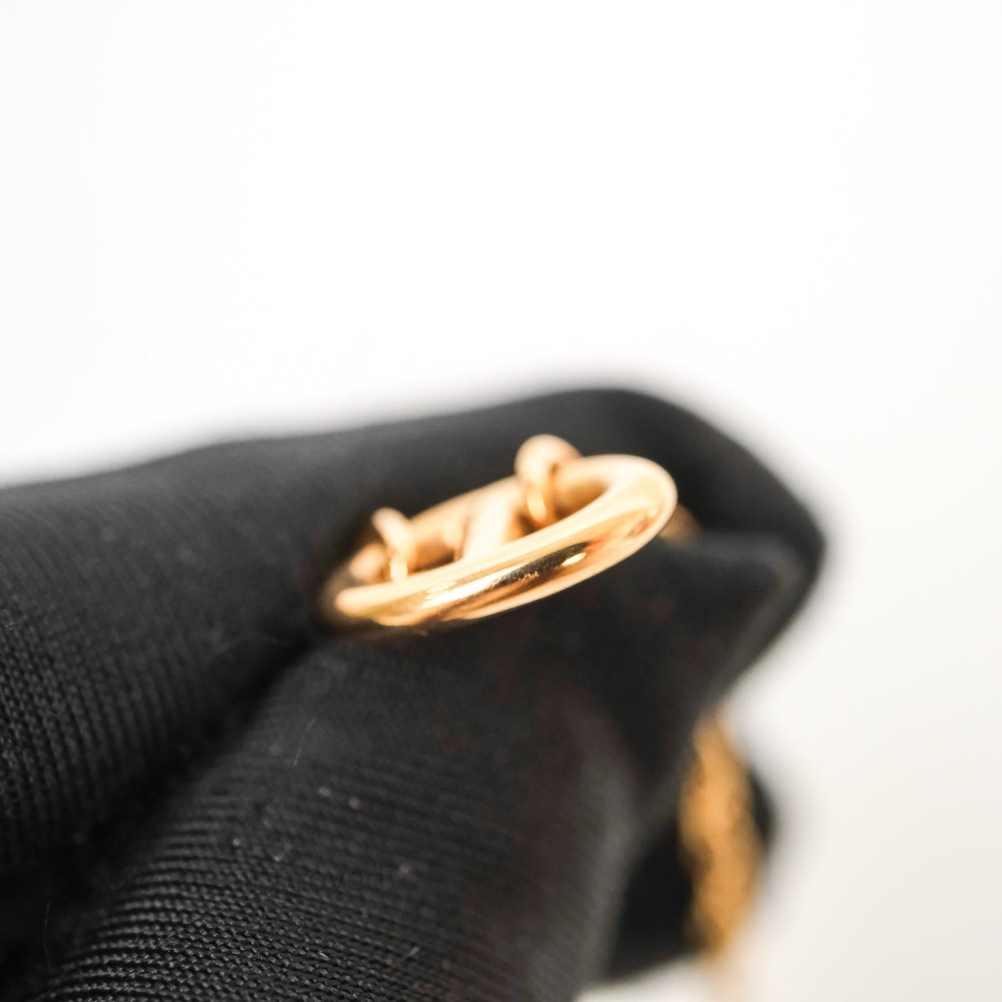 Hermes Sautoir 120cm 18K Necklace Gold Tone