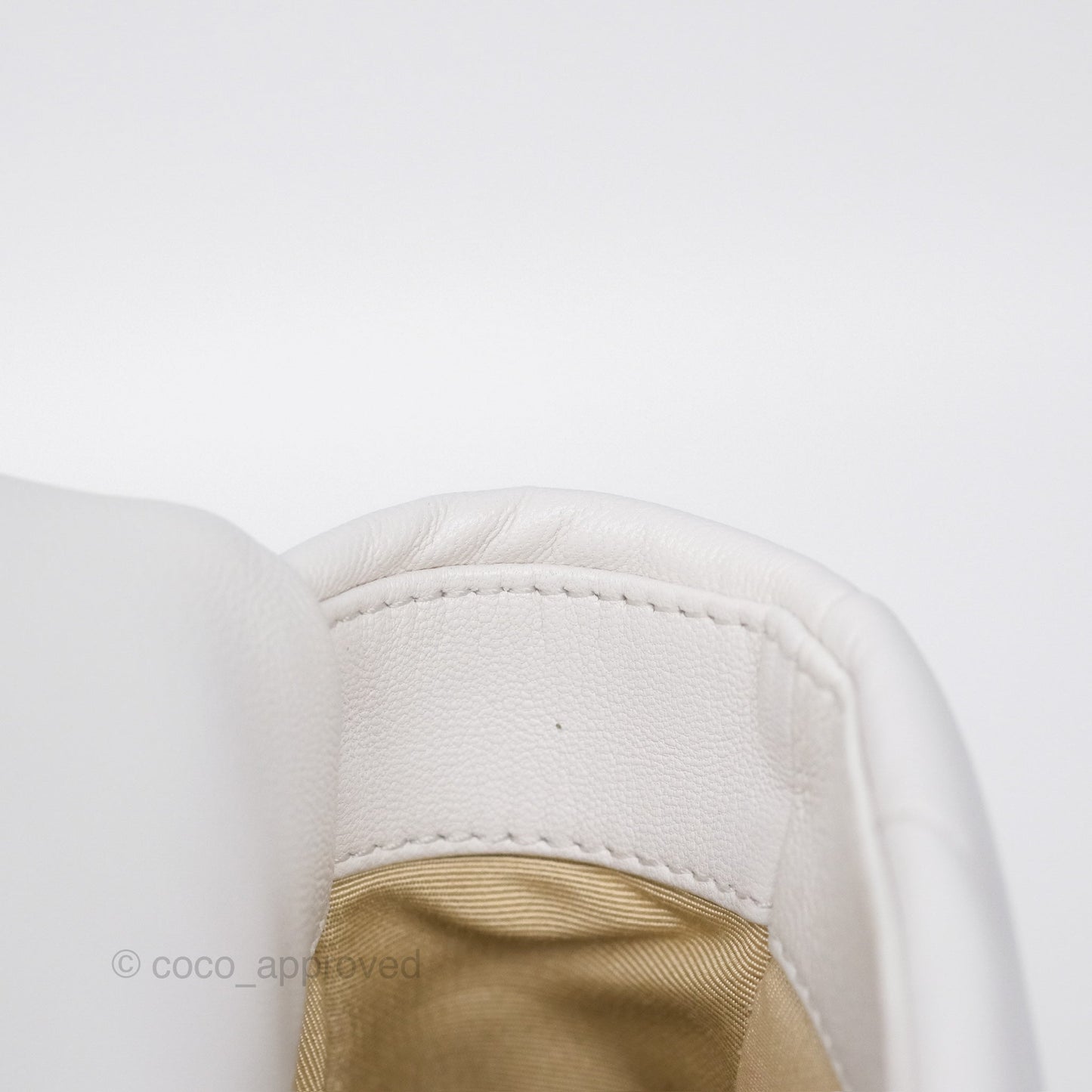 Chanel 19 Small White Mixed Hardware