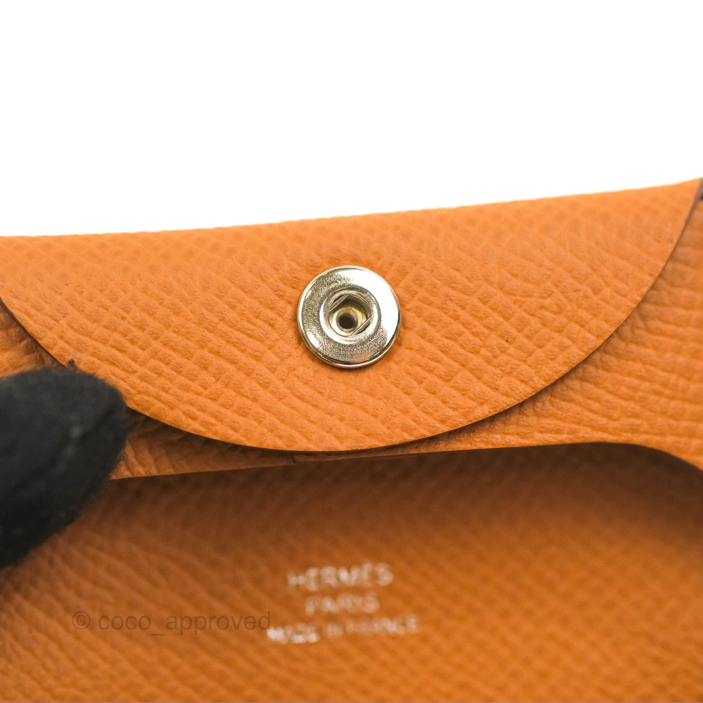 Hermès Bastia Coin Purse Gold Epsom
