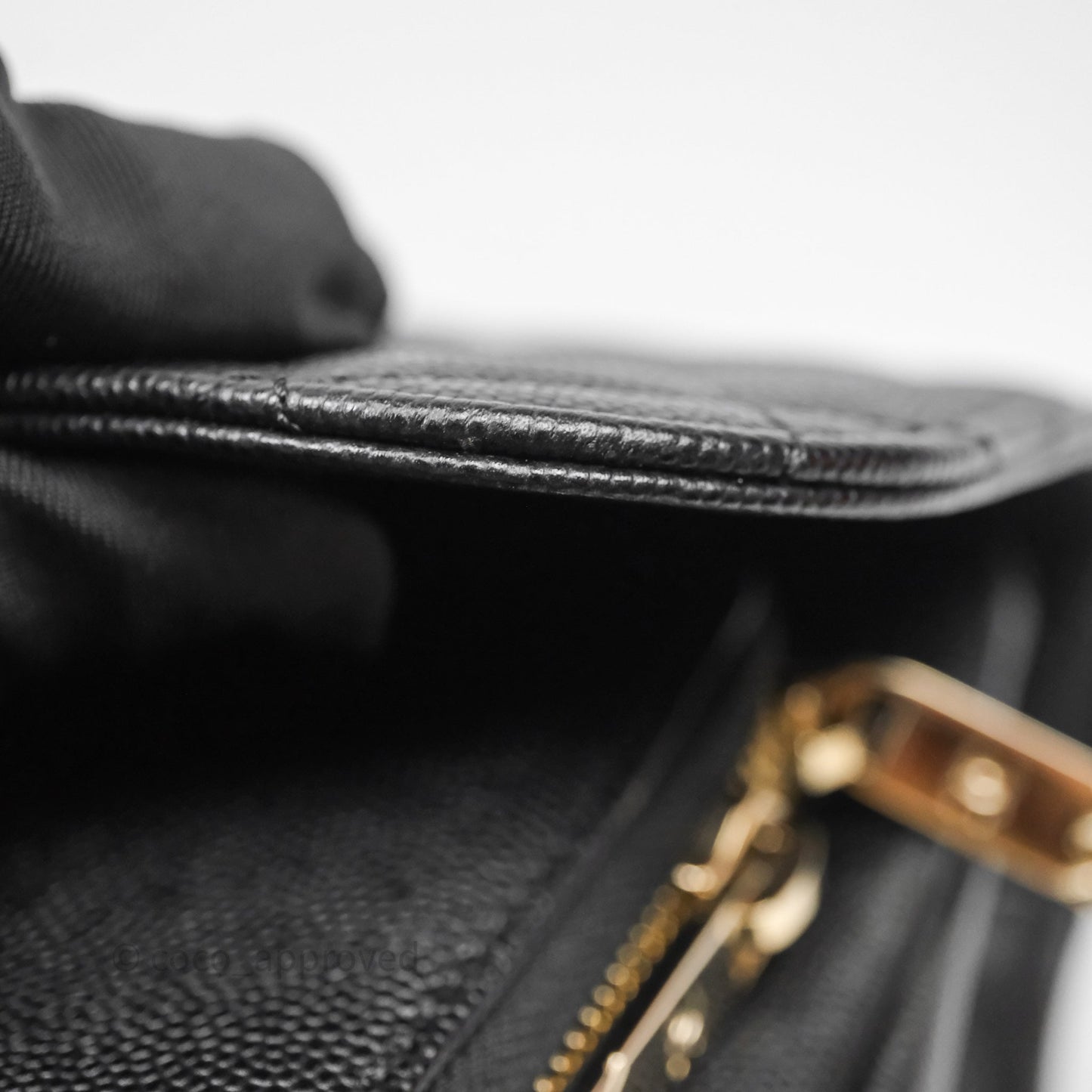Chanel Quilted Medium Business Affinity Flap Black Caviar Gold Hardware