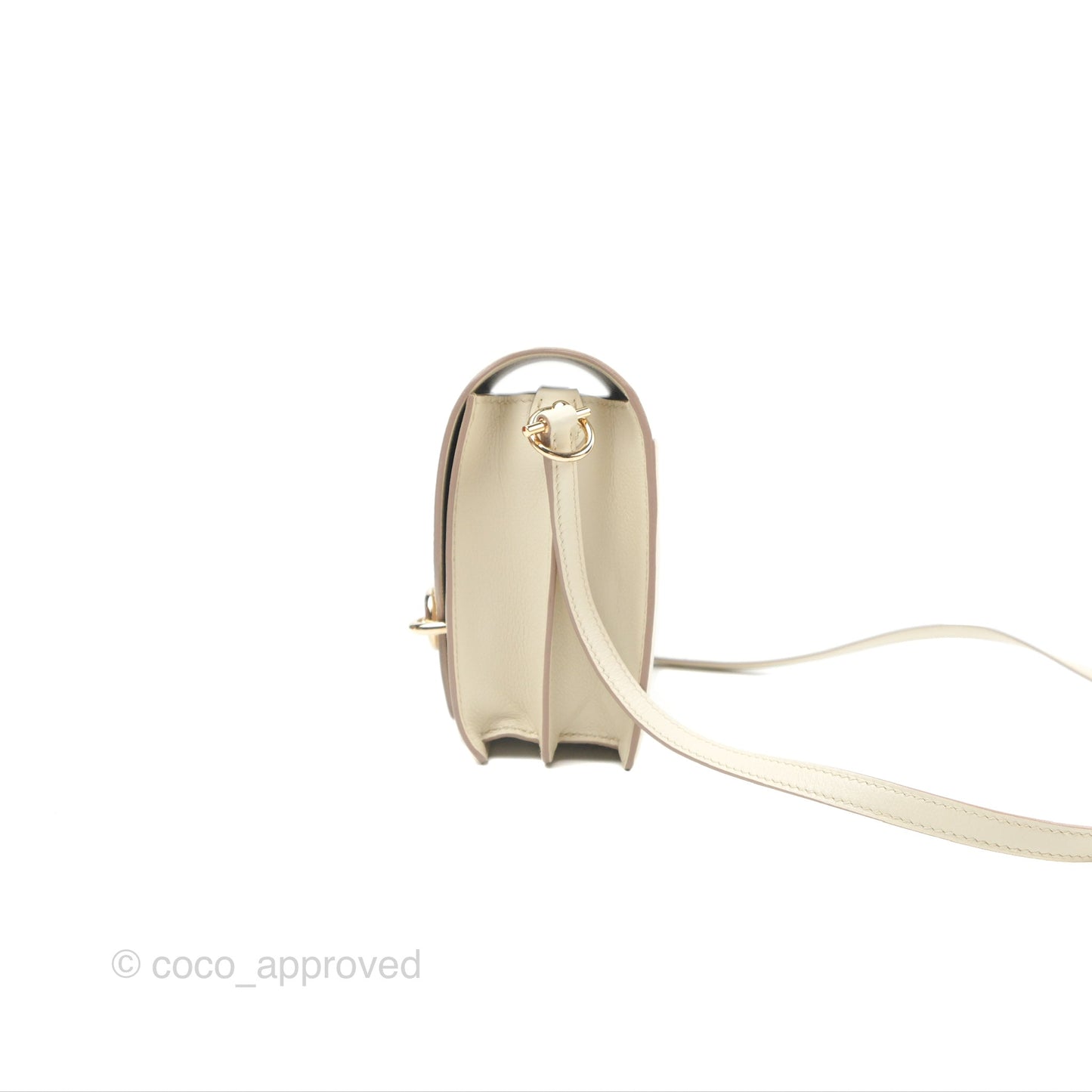 Hermès Roulis Mini 18 Beton Evercolor Permabrass Hardware