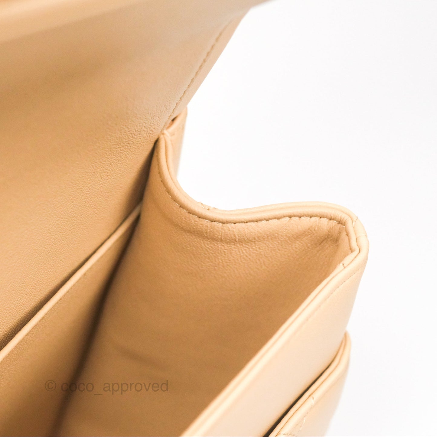 Chanel Jumbo Double Flap Beige Lambskin Gold Hardware⁣⁣