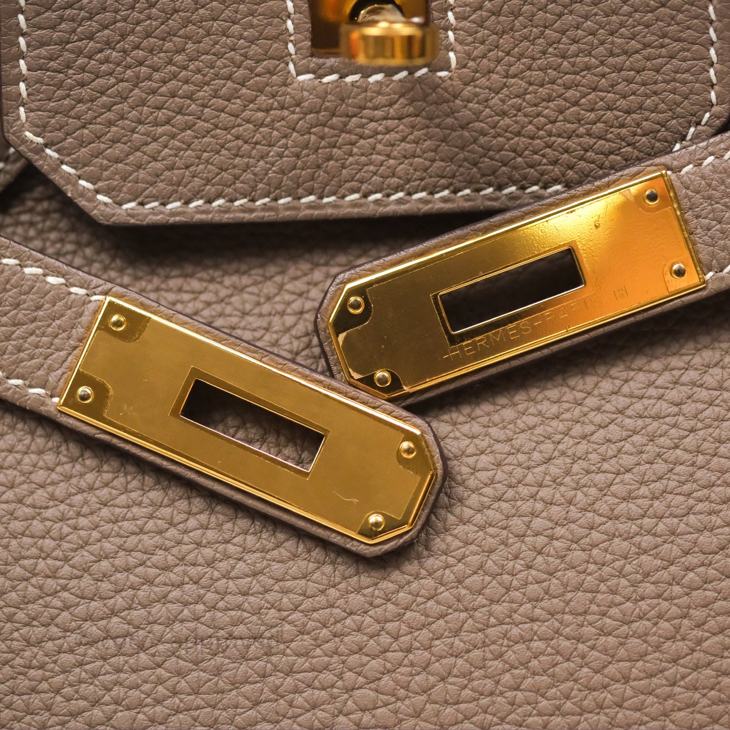 Hermès Birkin 30 Etoupe 18 Togo Gold Hardware
