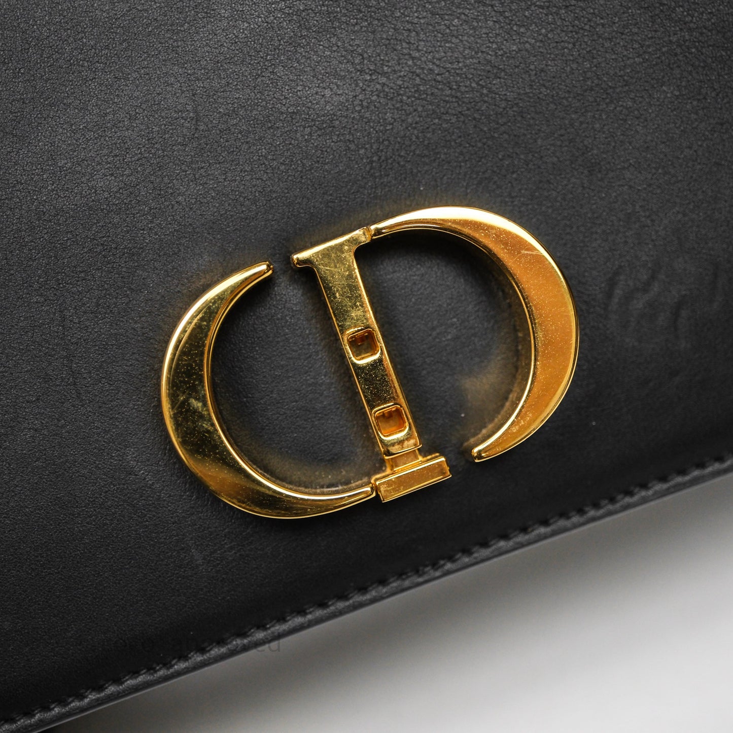 Christian Dior 30 Montaigne East-West Chain Bag Black