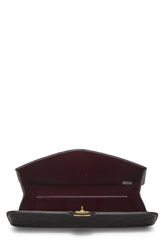 Chanel,  Black Quilted Lambskin Ex Flap Medium, Black