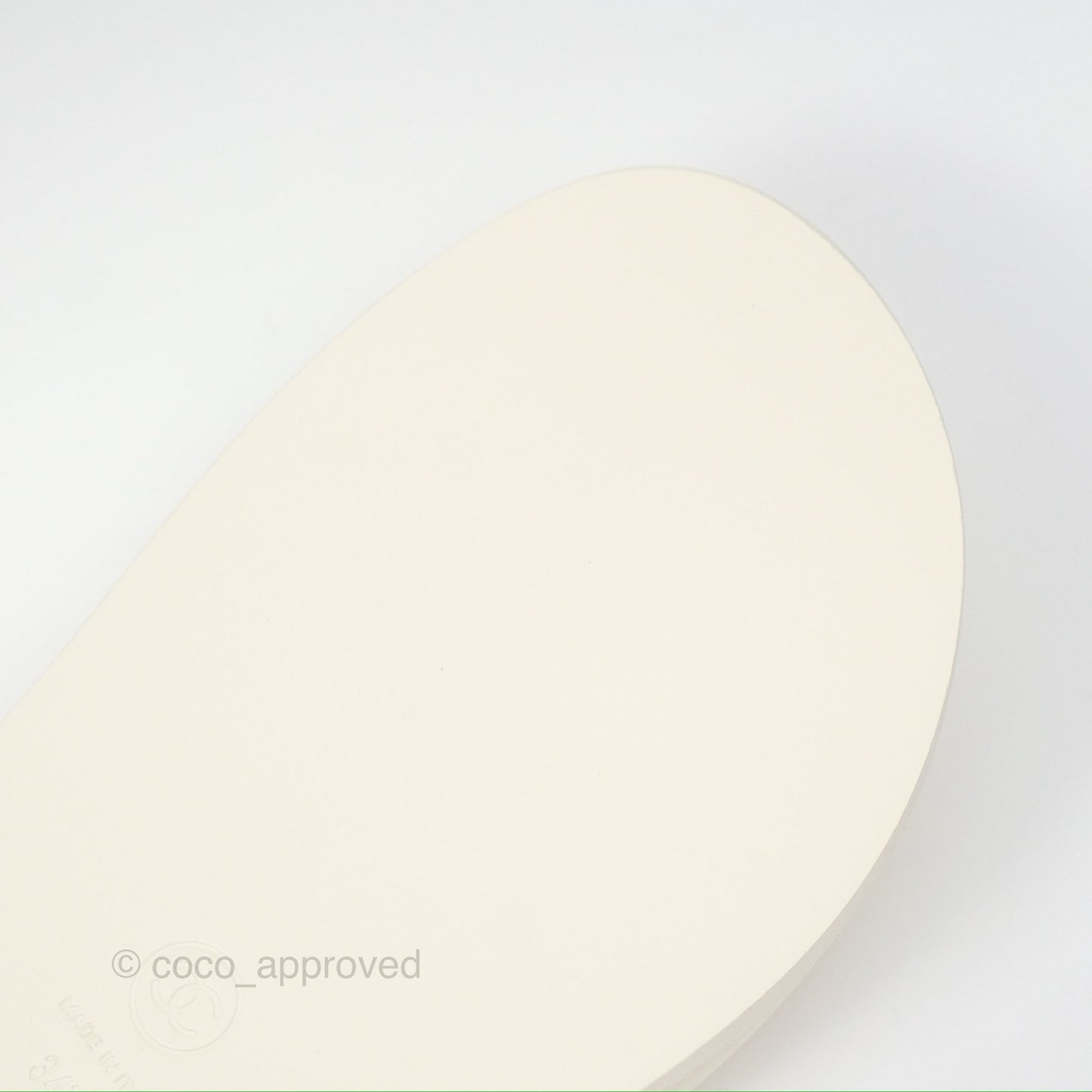 Chanel Multi-color Cha-Nel Logo Ivory Lambskin Slippers