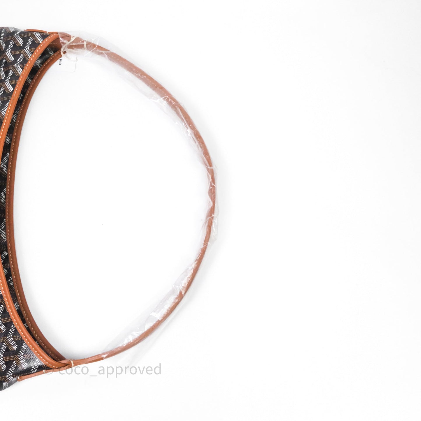Goyard Bohème Hobo Bag Black/Tan Goyardine Canvas