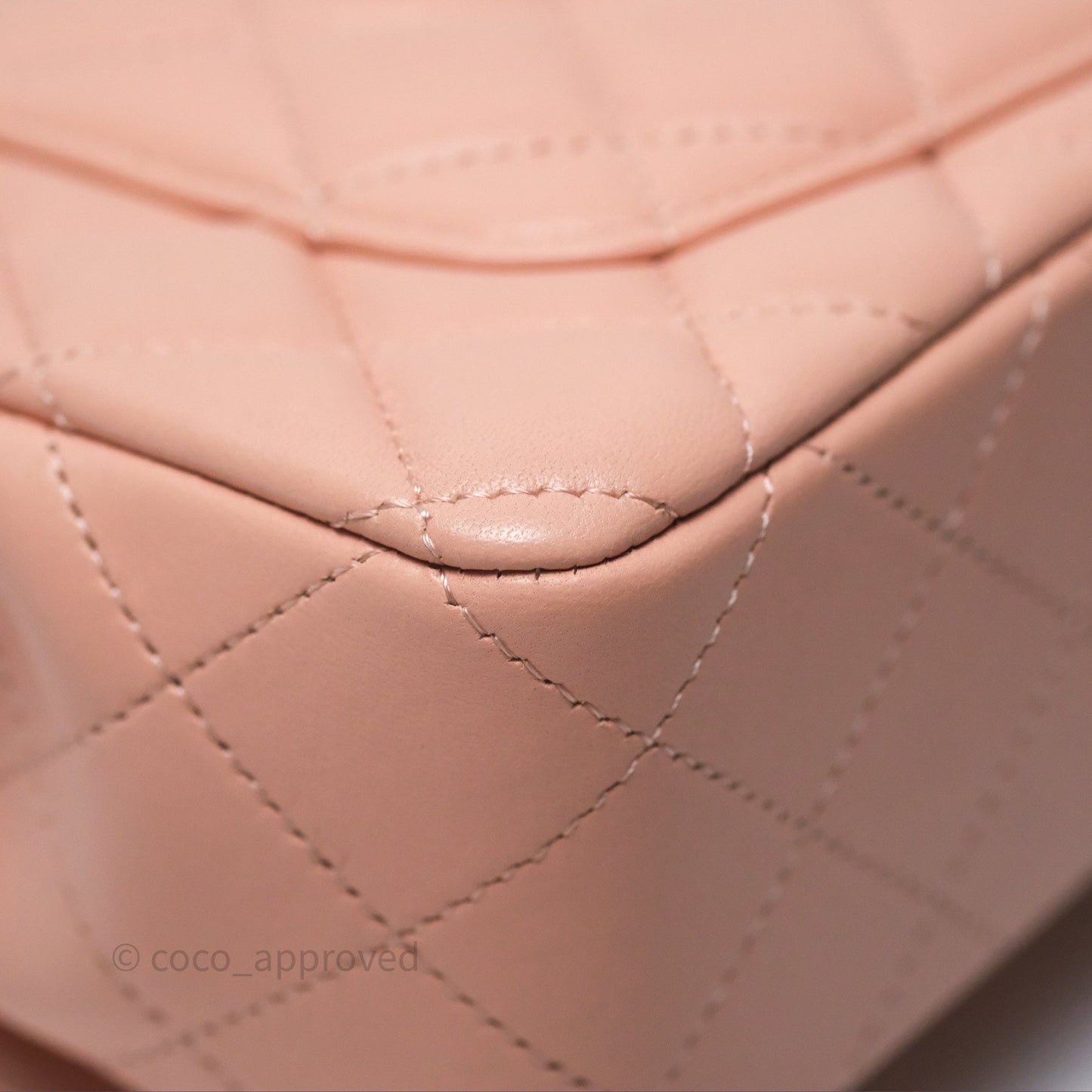 Chanel Quilted Mini Rectangular Flap Pink Lambskin Gold Hardware