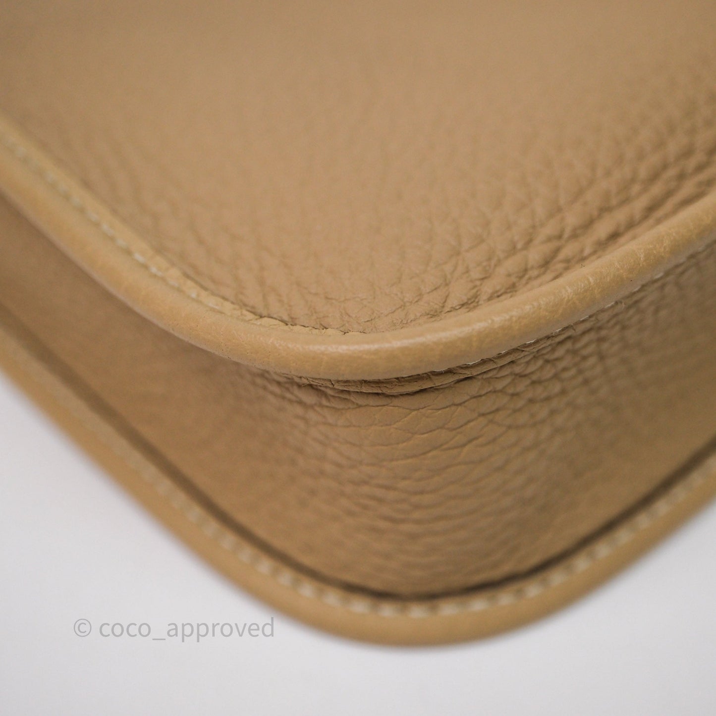 Hermès Mini Evelyne 16 Trench S2 Clemence Gold Hardware