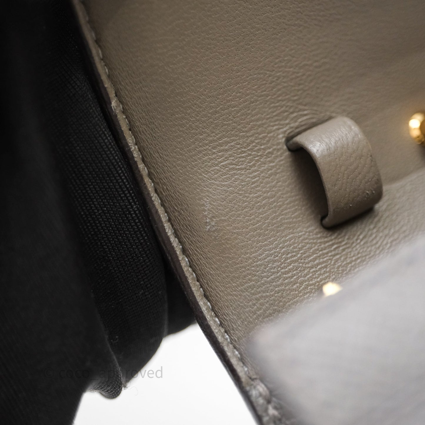 Hermès Constance Long To Go Wallet Gris Meyer 0L Epsom Gold Hardware