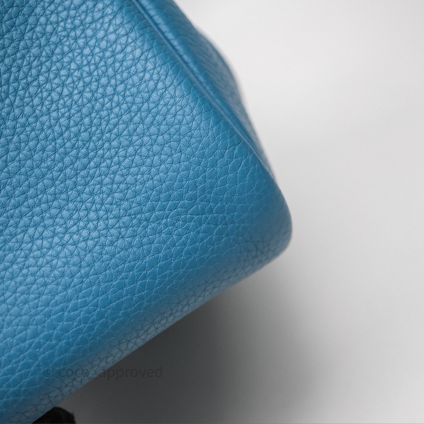 Hermès Lindy 30 Bleu Jean 75 Clemence Palladium Hardware