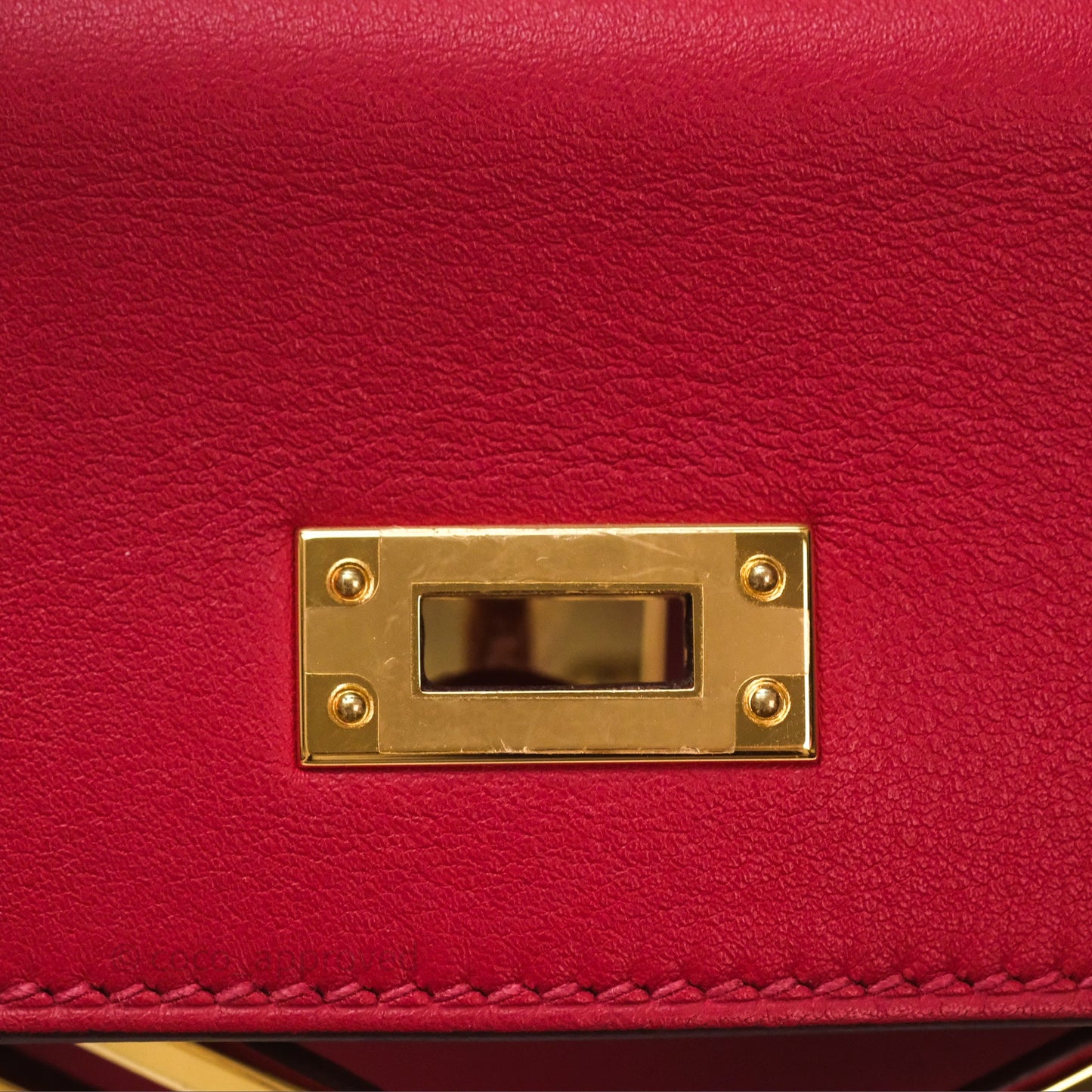 Hermès Kelly II 25 Retourne Swift Rouge Piment 5X Gold Hardware