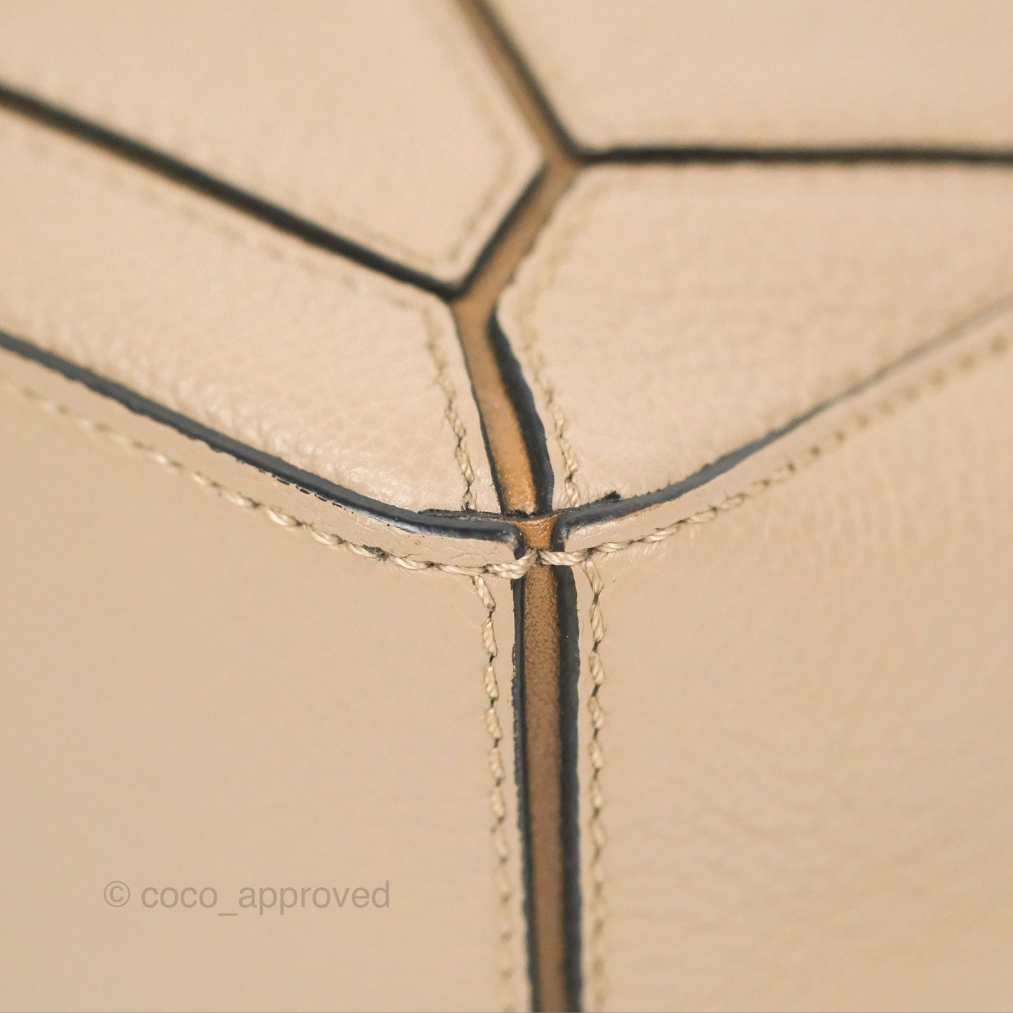 Loewe Mini Puzzle Bag Taupe Calfskin