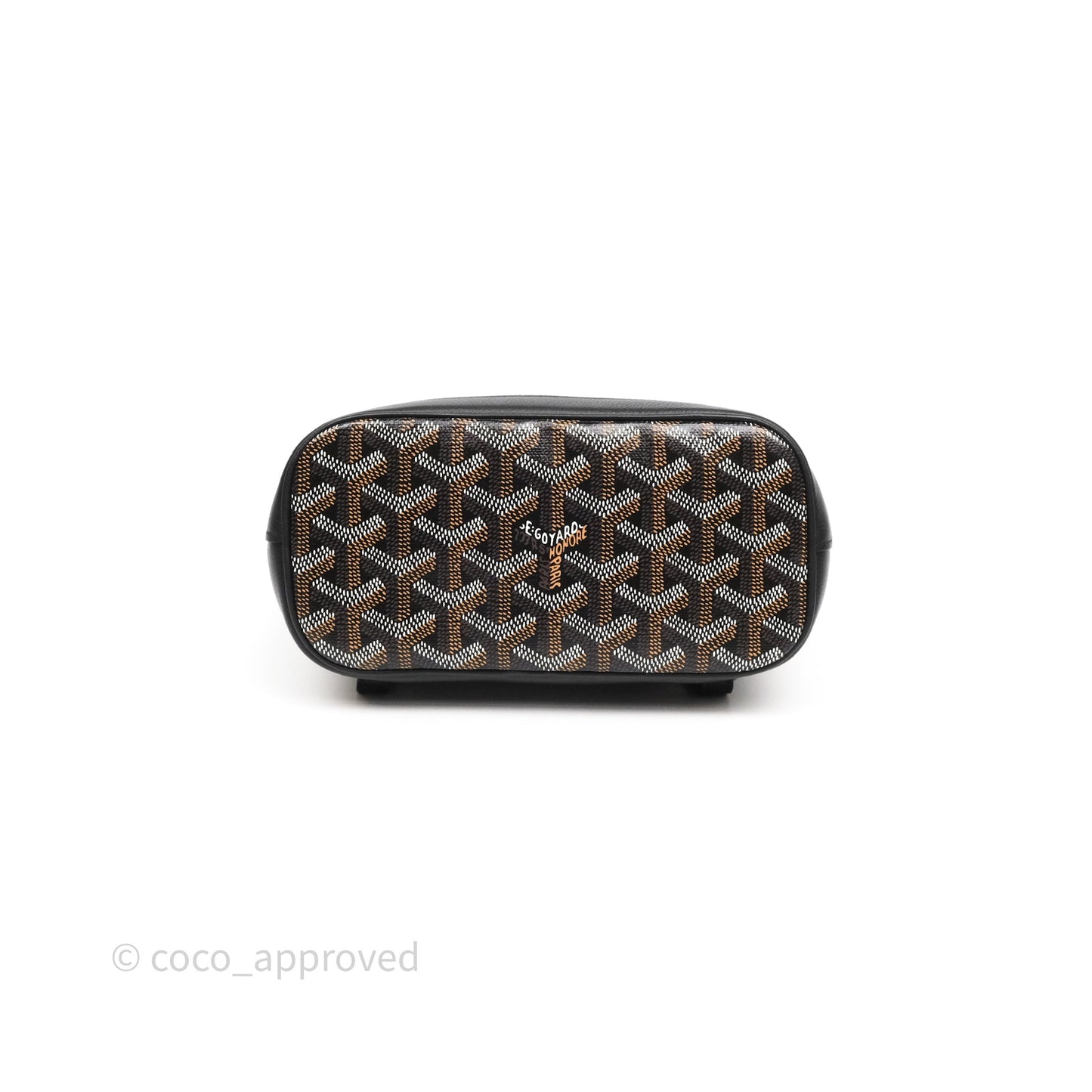 Goyard Mini Alpin Backpack Black Goyardine Calfskin
