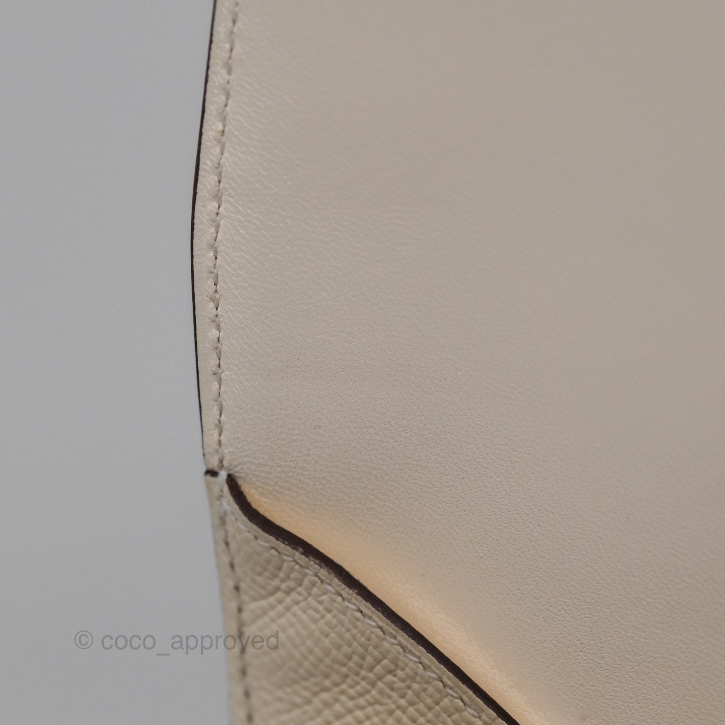 Hermès Della Cavalleria Mini Bag Nata I2 Epsom Palladium Hardware