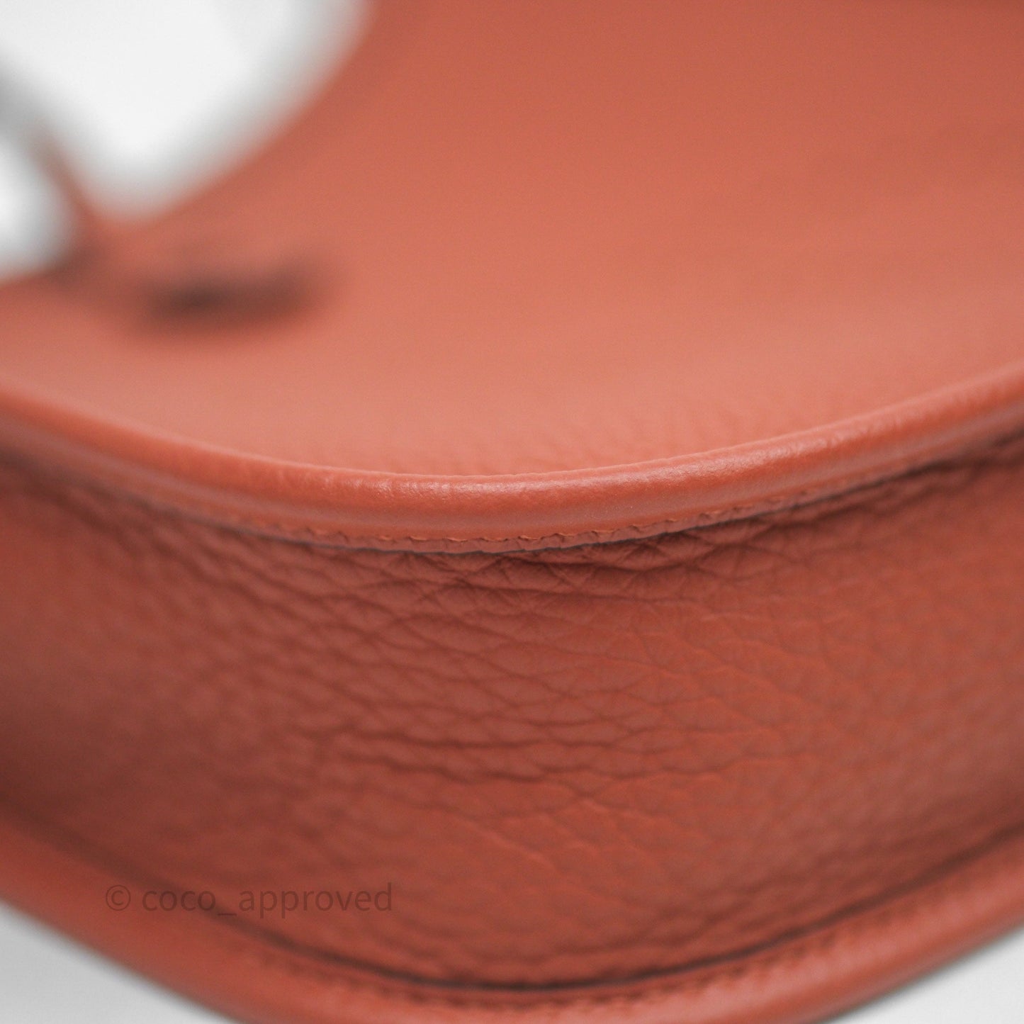Hermès Mini Evelyne 16 Cuivre 6C Clemence Palladium Hardware