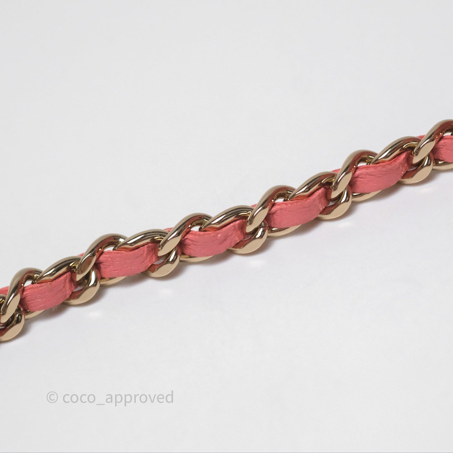 Chanel Vanity Rectangular Top Handle Pink Lambskin Gold Hardware