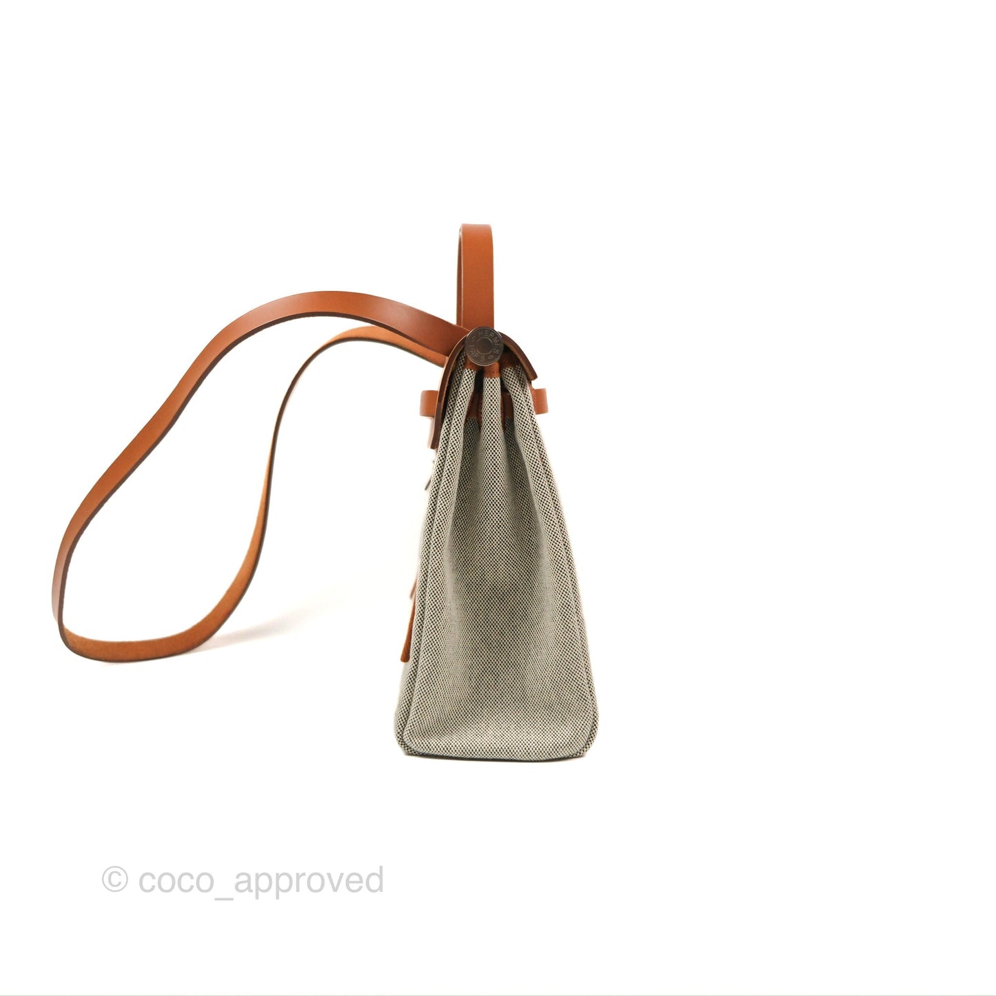Hermes Herbag Brides de Gala Cassis Ecru/Noir