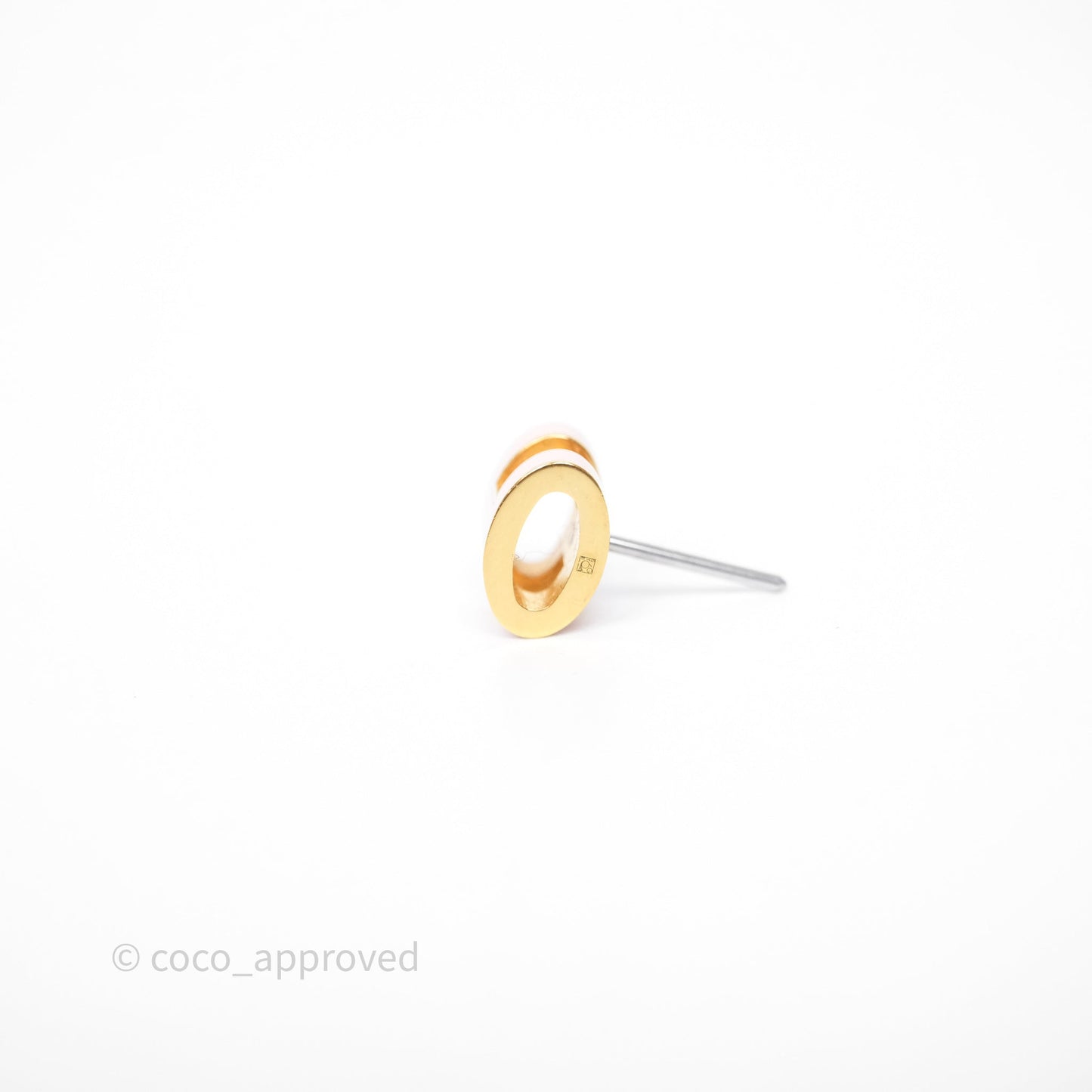 Hermès Mini Pop H Earrings Rose Dragee 5U Gold Hardware