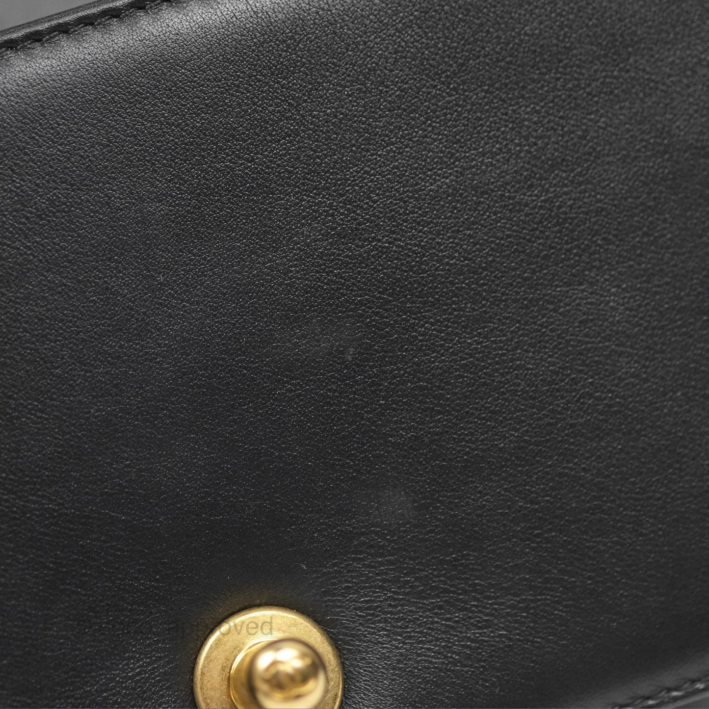 Chanel Small Boy Black Calfskin Aged Gold Hardware