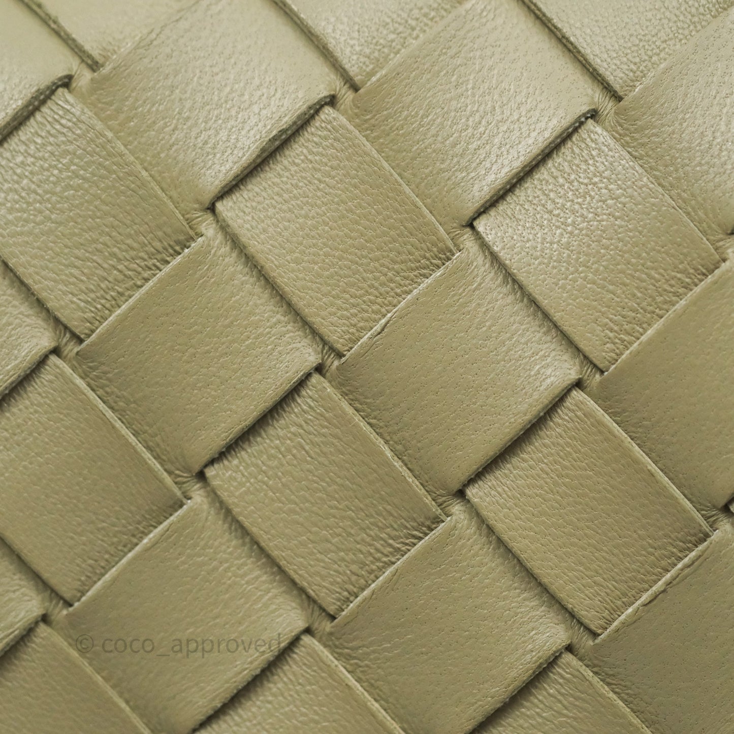 Bottega Veneta Mini Loop Camera Bag Intrecciato Lambskin Travertine
