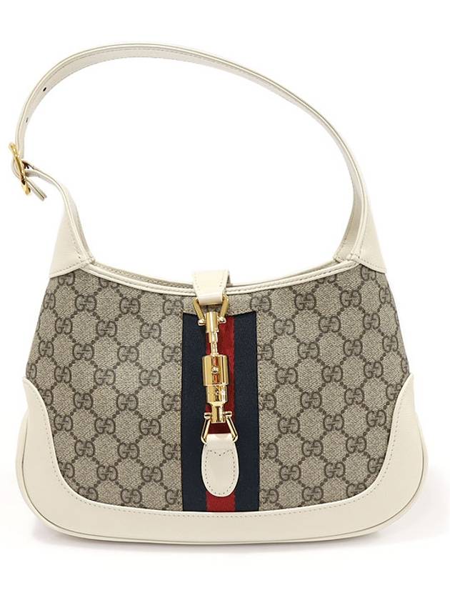 Luxury Gucci Trending 2025 636706 GG Supreme Canvas Gold Plated Jackie 1961 Small Shoulder Bag