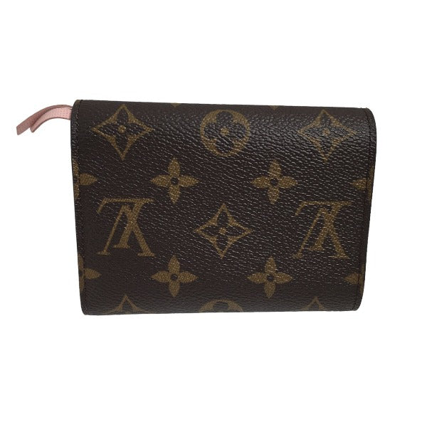 LOUIS VUITTON Coin case M62360 Monogram canvas Rose Valerie Coin purse with Card Case Monogram Portefeuille Victorine Women