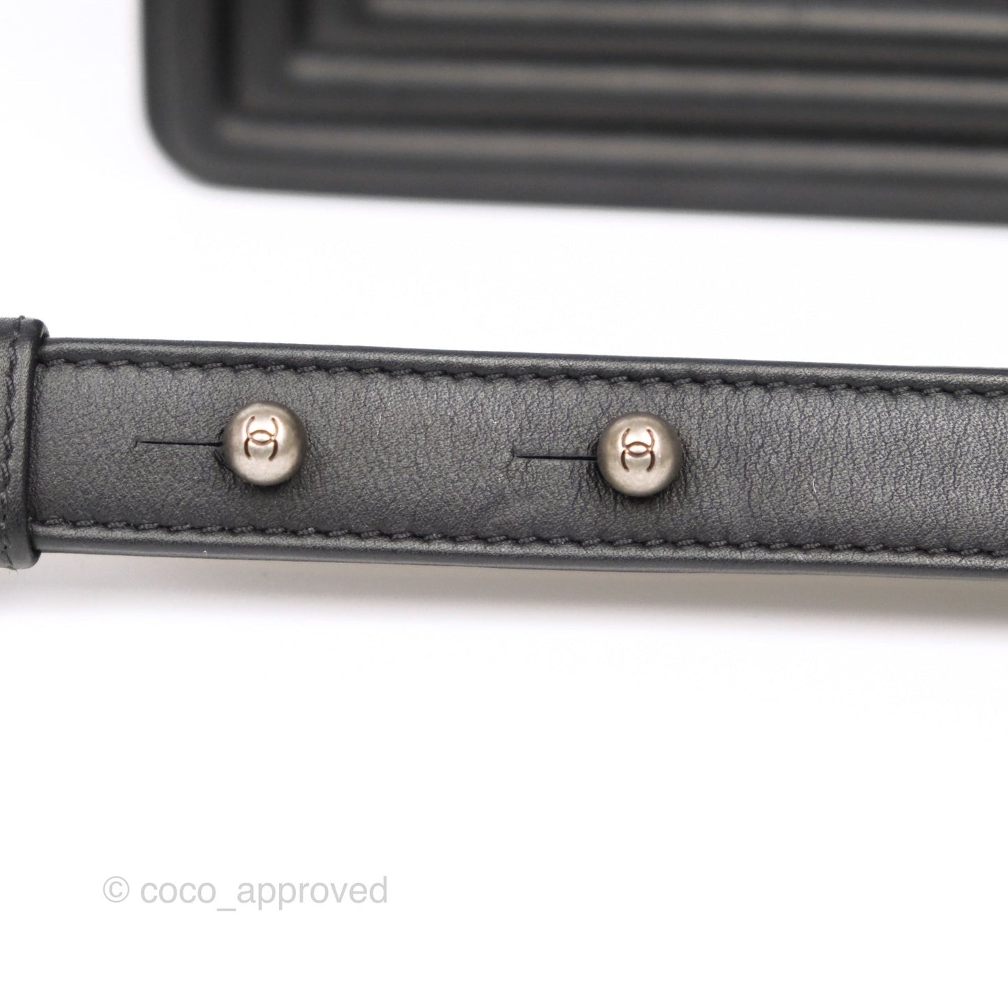 Chanel Medium Boy Quilted Black Calfskin Ruthenium Hardware