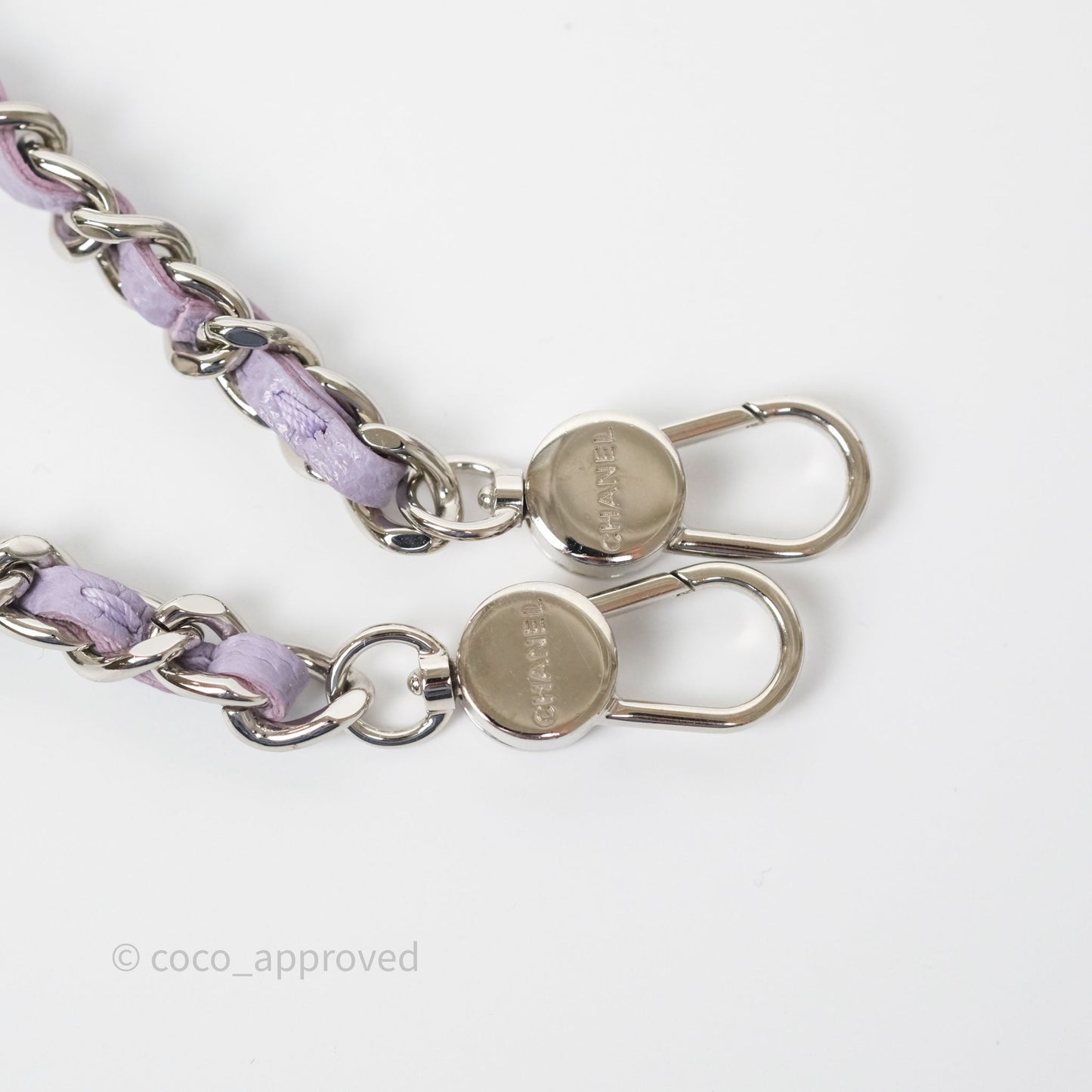 Chanel Classic Mini Backpack Lilac Caviar Silver Hardware