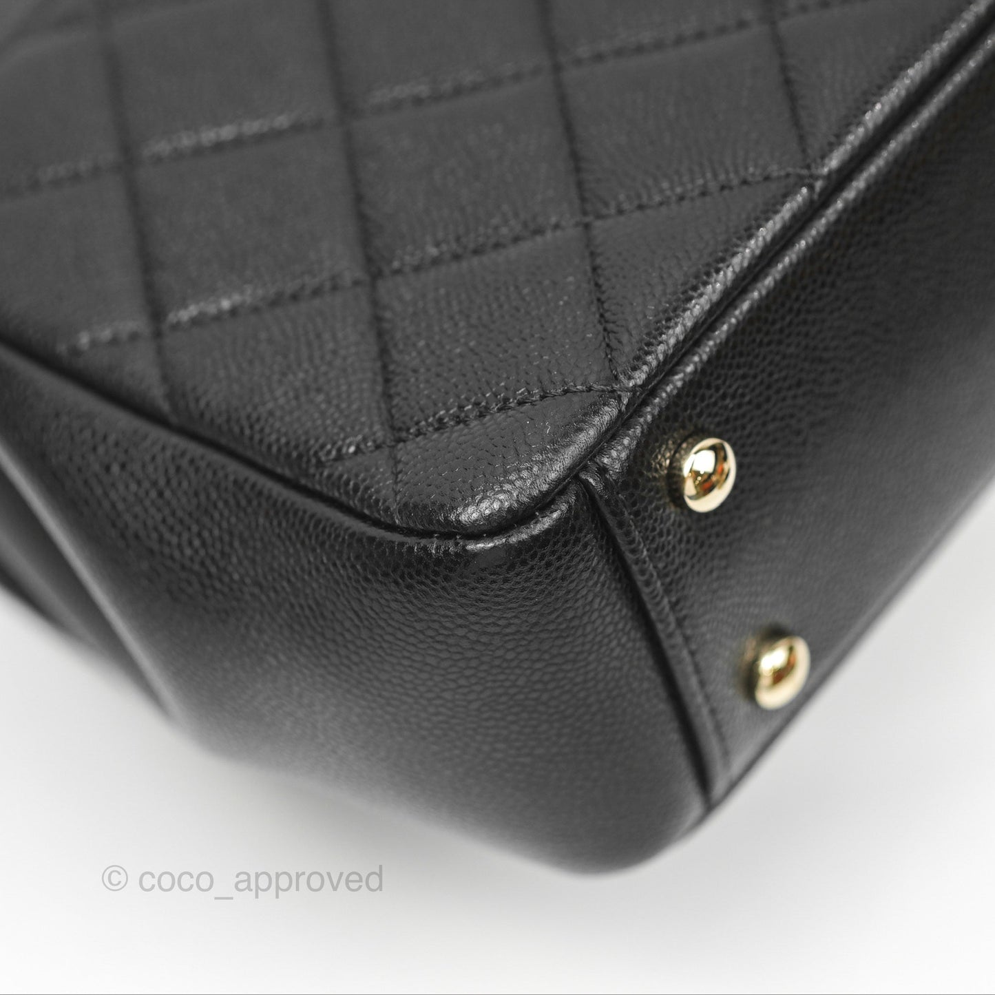 Chanel Quilted Medium Business Affinity Flap Black Caviar Gold Hardware