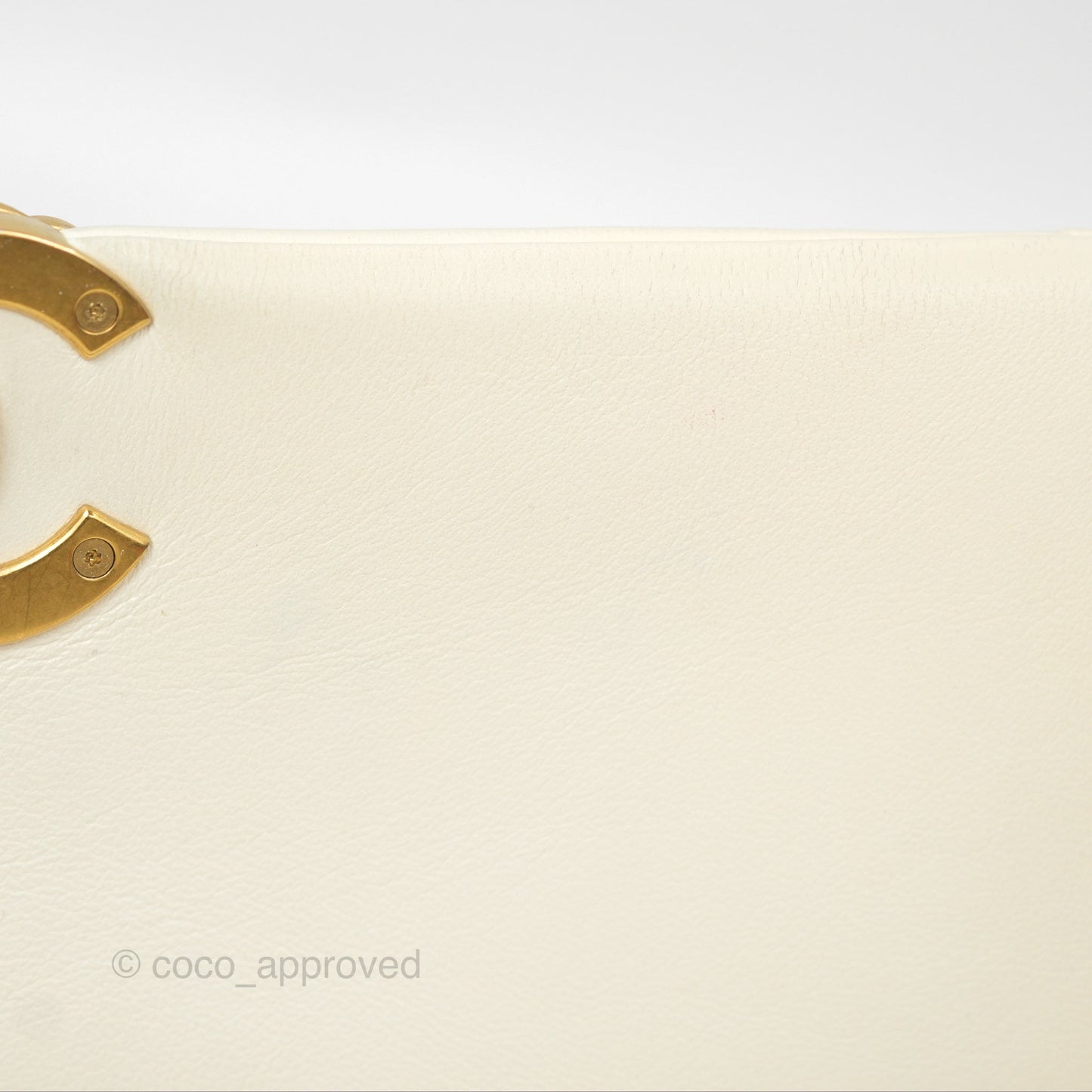 Chanel 19 Small Ivory Cream Mixed Hardware