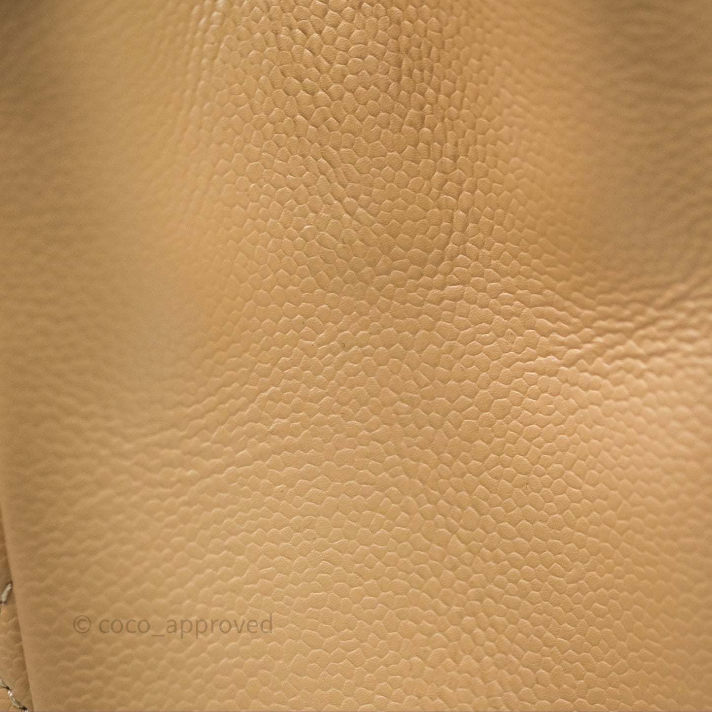 Chanel GST Beige Caviar Gold Hardware