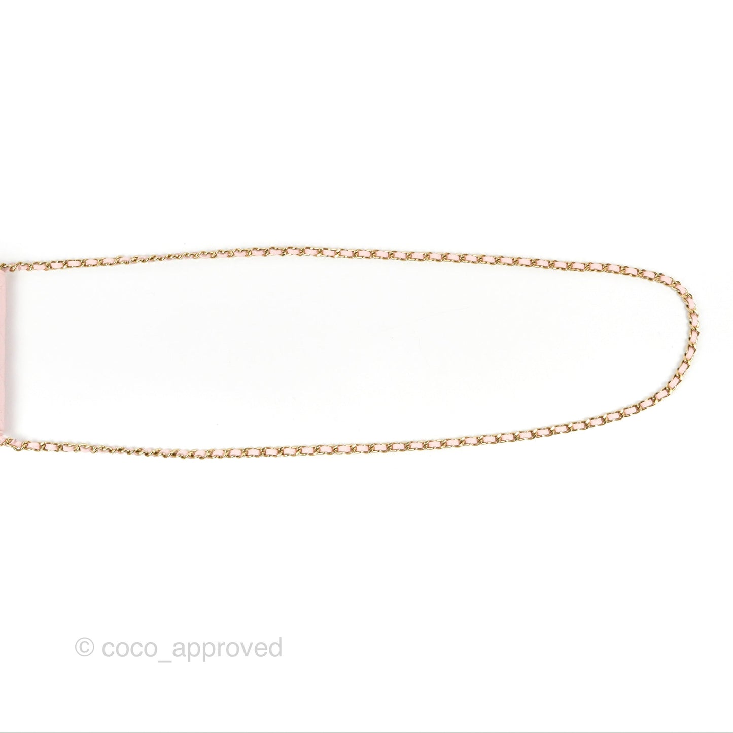 Chanel Mini Wallet With Chain Light Pink Caviar Gold Hardware