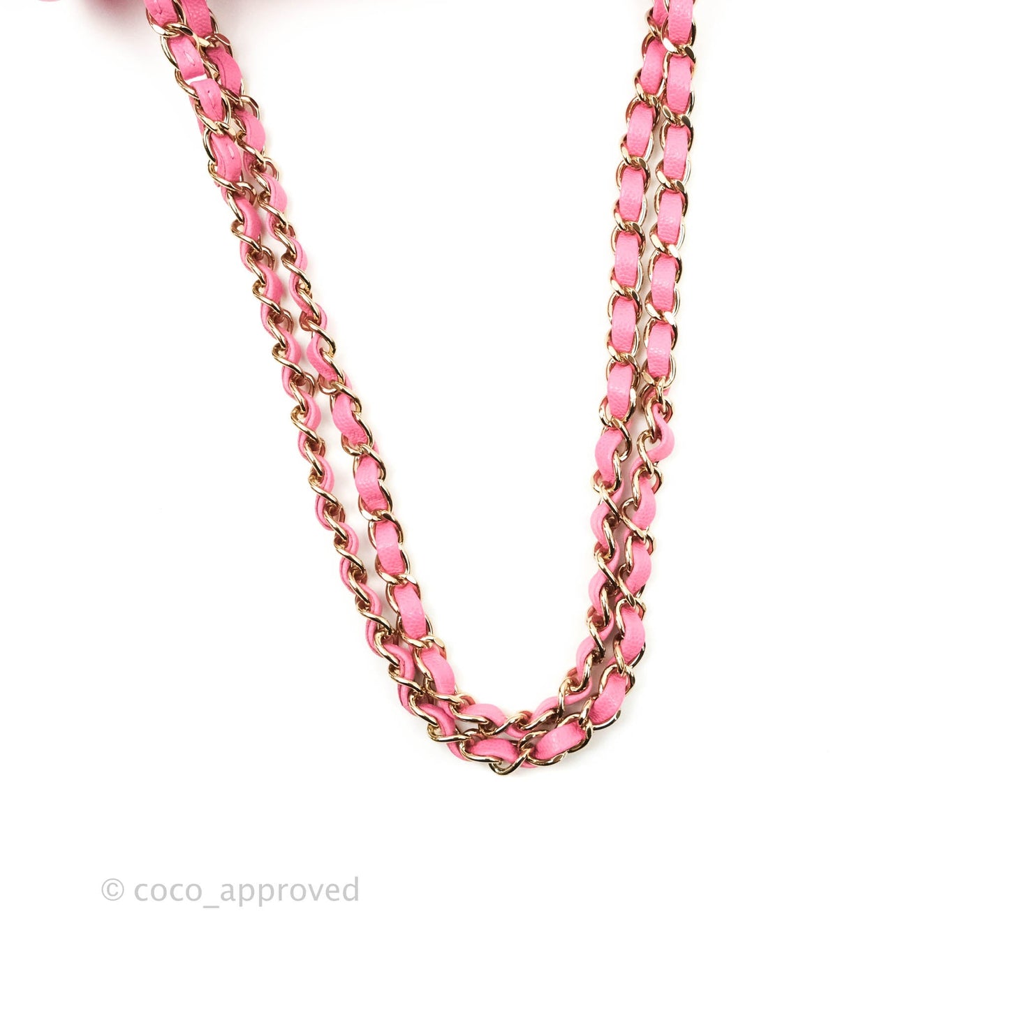 Chanel Classic Quilted S/M Small Double Flap Pink Caviar Gold Hardware 21P