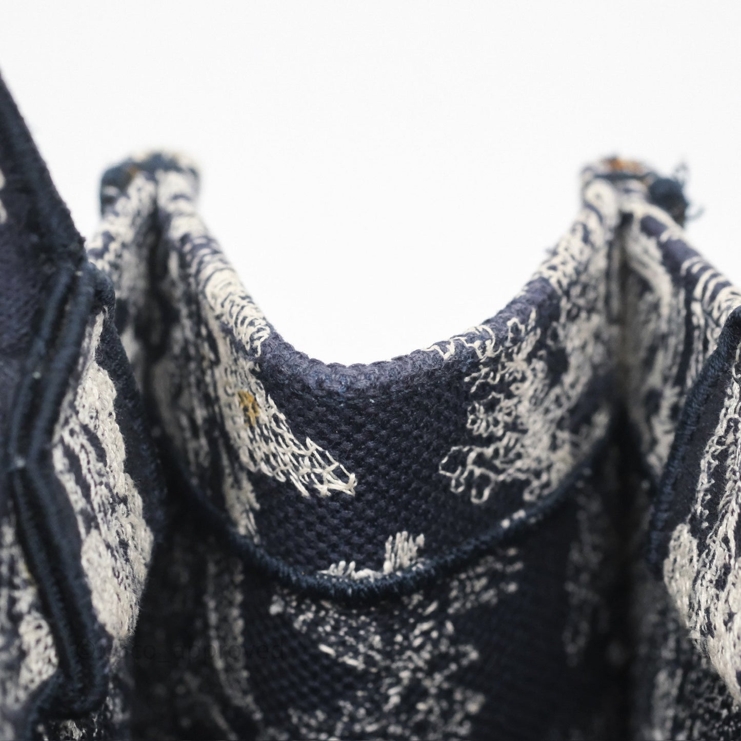 Dior New Small Book Tote Embroidered Toile De Jouy Navy