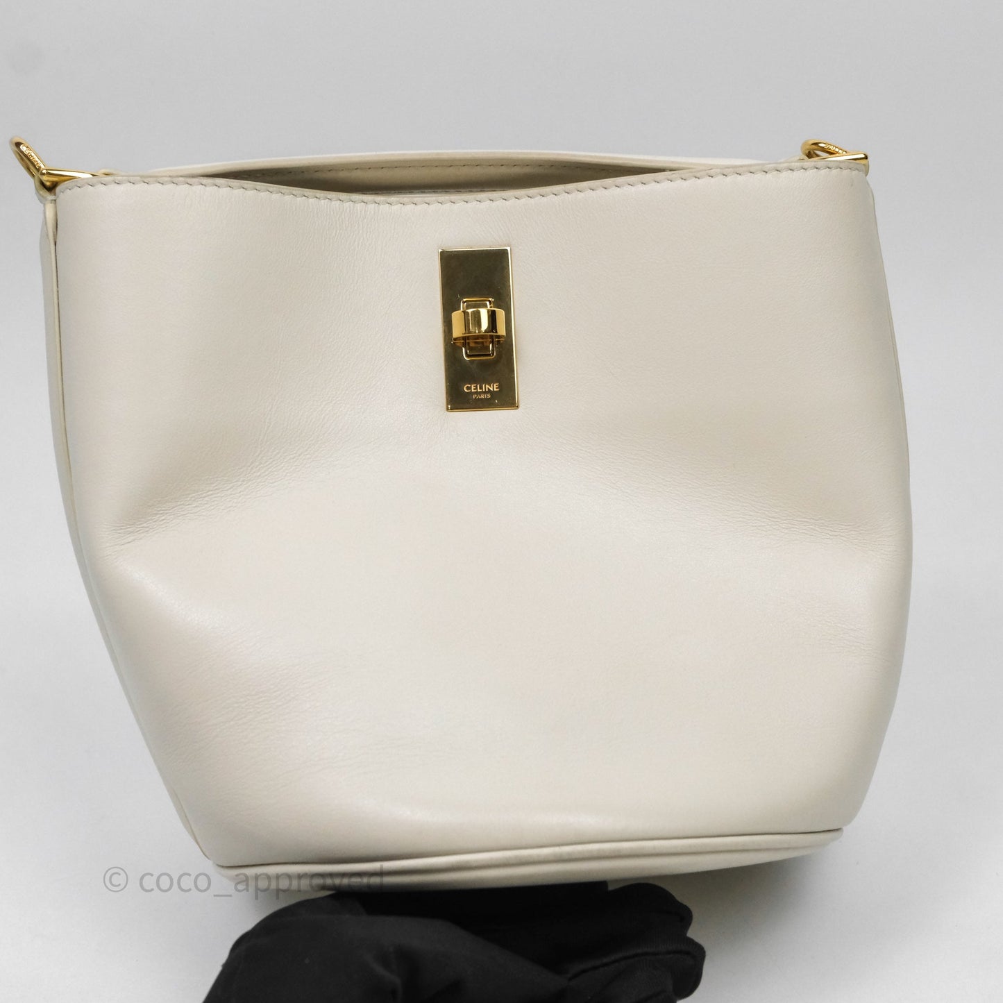 Celine Teen Bucket 16 Bag Ivory White Calfskin