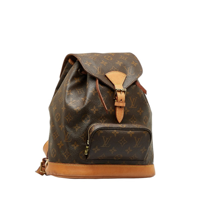 Louis Vuitton Monogram Monsouris MM Backpack M51136 Brown