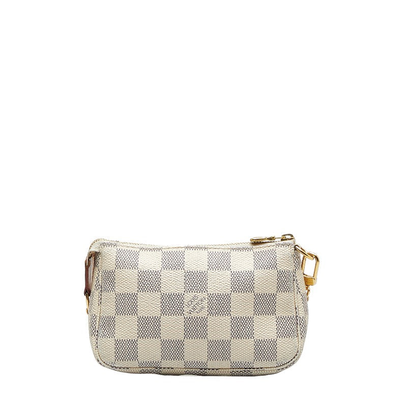 Louis Vuitton Mini Pochette Accessoires Handbag Damier Azur N58010