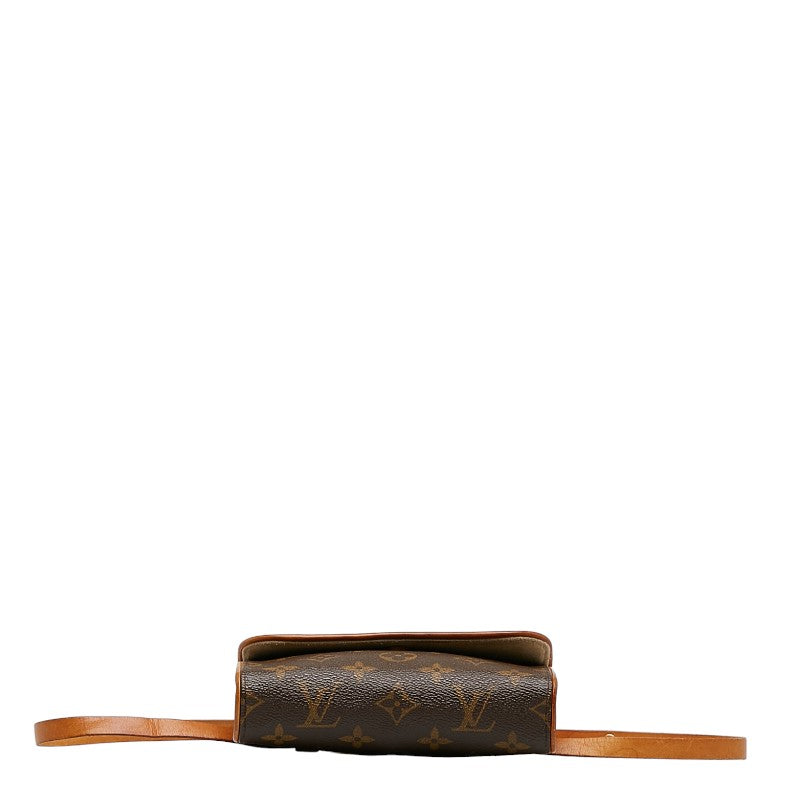 Louis Vuitton Monogram Pochette Florentine XS Belt Bag M51855 Brown