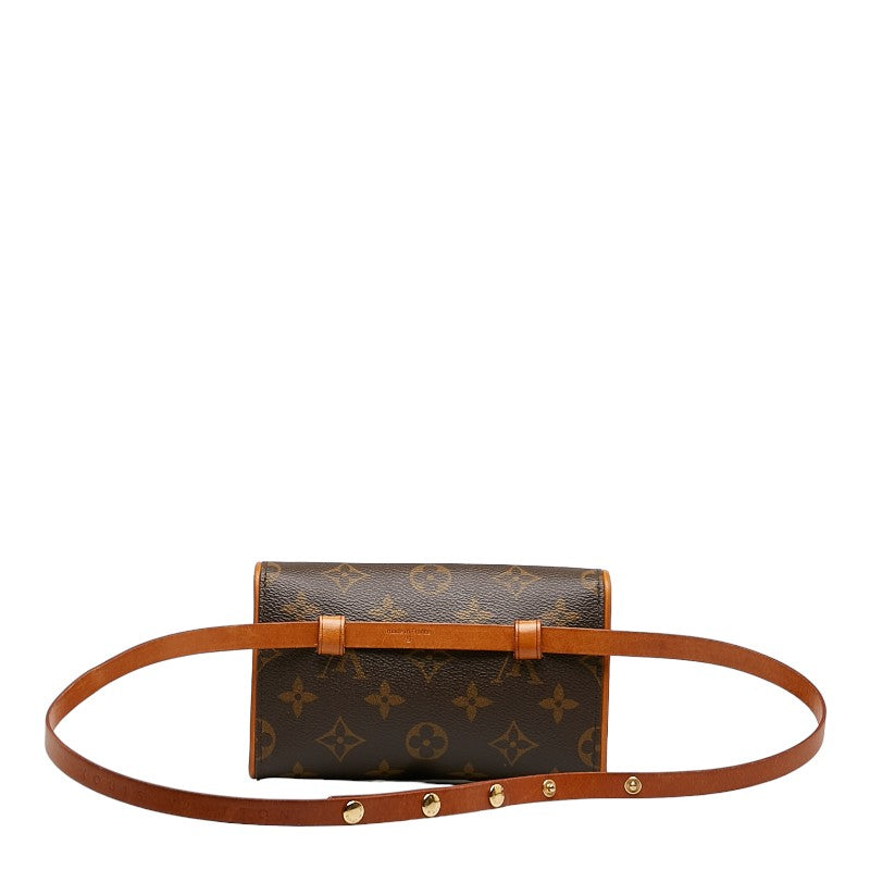 Louis Vuitton Monogram Pochette Florentine S Belt Bag M51855 Brown