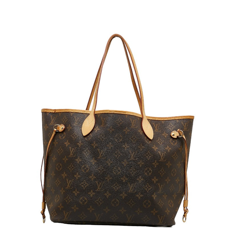 Louis Vuitton Monogram Neverfull MM Shoulder-Bag Tote Bag M40156 Brown PVC Leather  Louis Vuitton