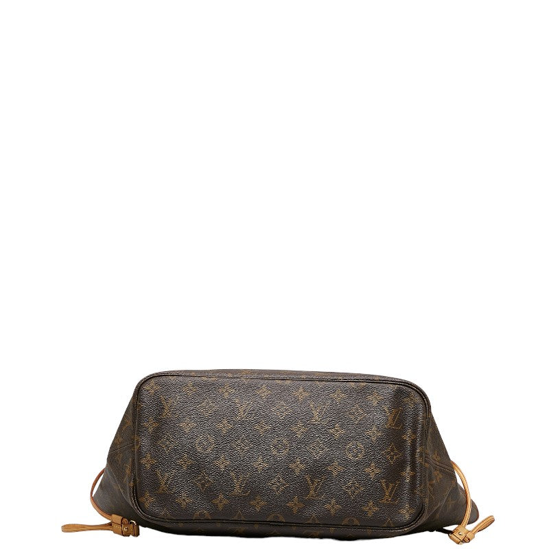 Louis Vuitton Monogram Neverfull MM Shoulder-Bag Tote Bag M40156 Brown PVC Leather  Louis Vuitton