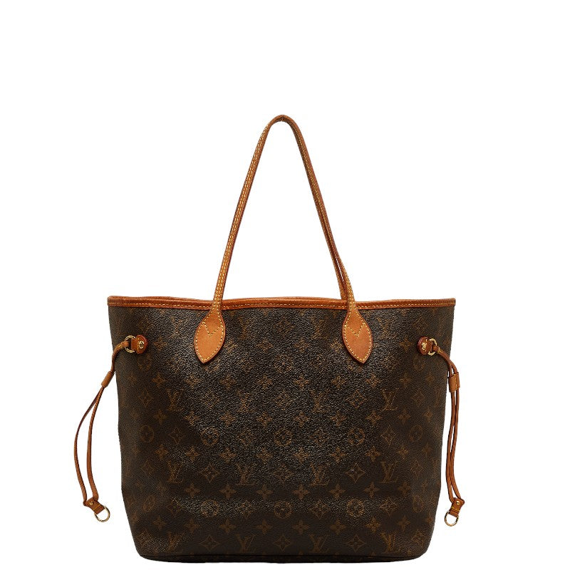 Louis Vuitton Monogram Neverfull MM Shoulder Bag Tote Bag M40156
