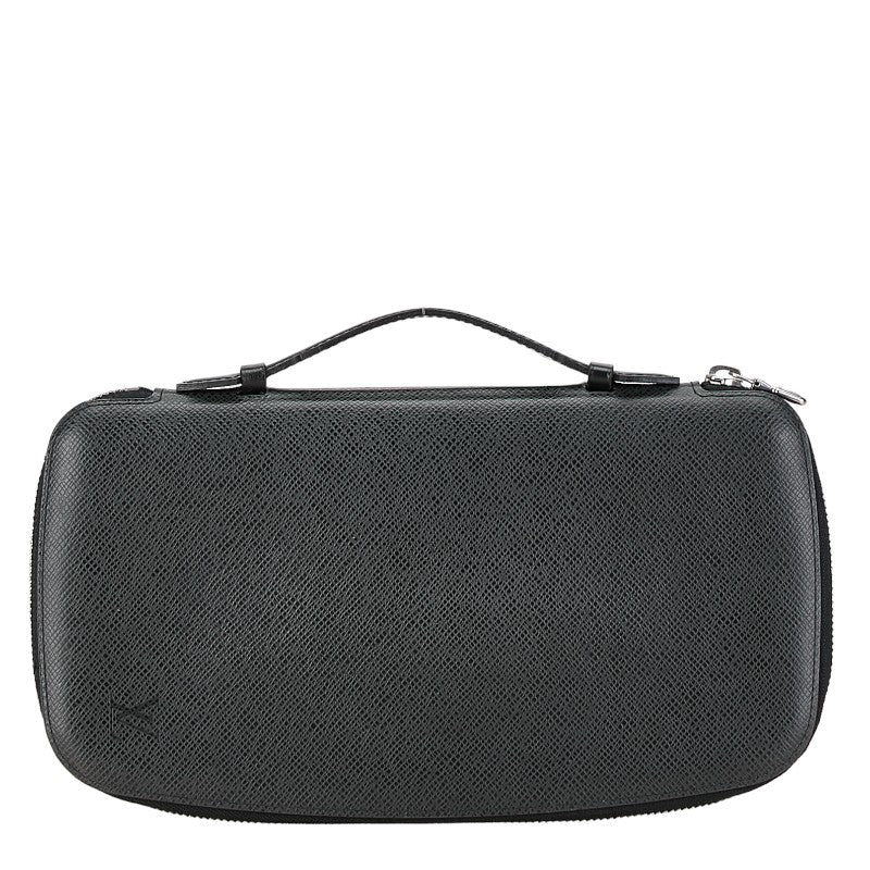 Louis Vuitton Taiga Leather Organizer Atoll NM Long Wallet M30652 Black