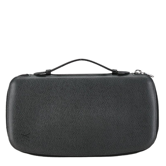 Louis Vuitton Taiga Leather Organizer Atoll NM Long Wallet M30652 Black