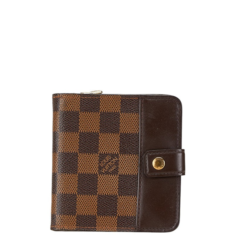 Louis Vuitton Damier Compact Zip Bifold Wallet N61668