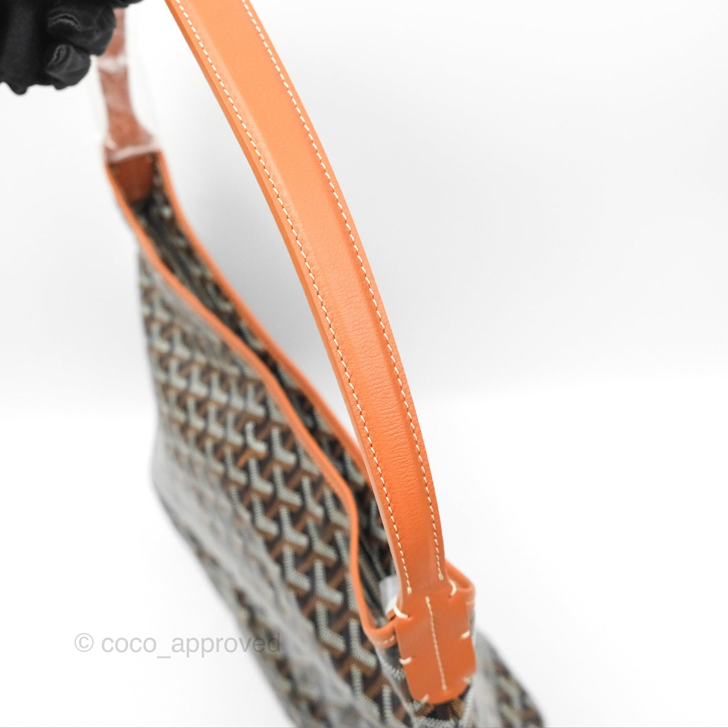 Goyard Bohème Hobo Bag Black & Tan