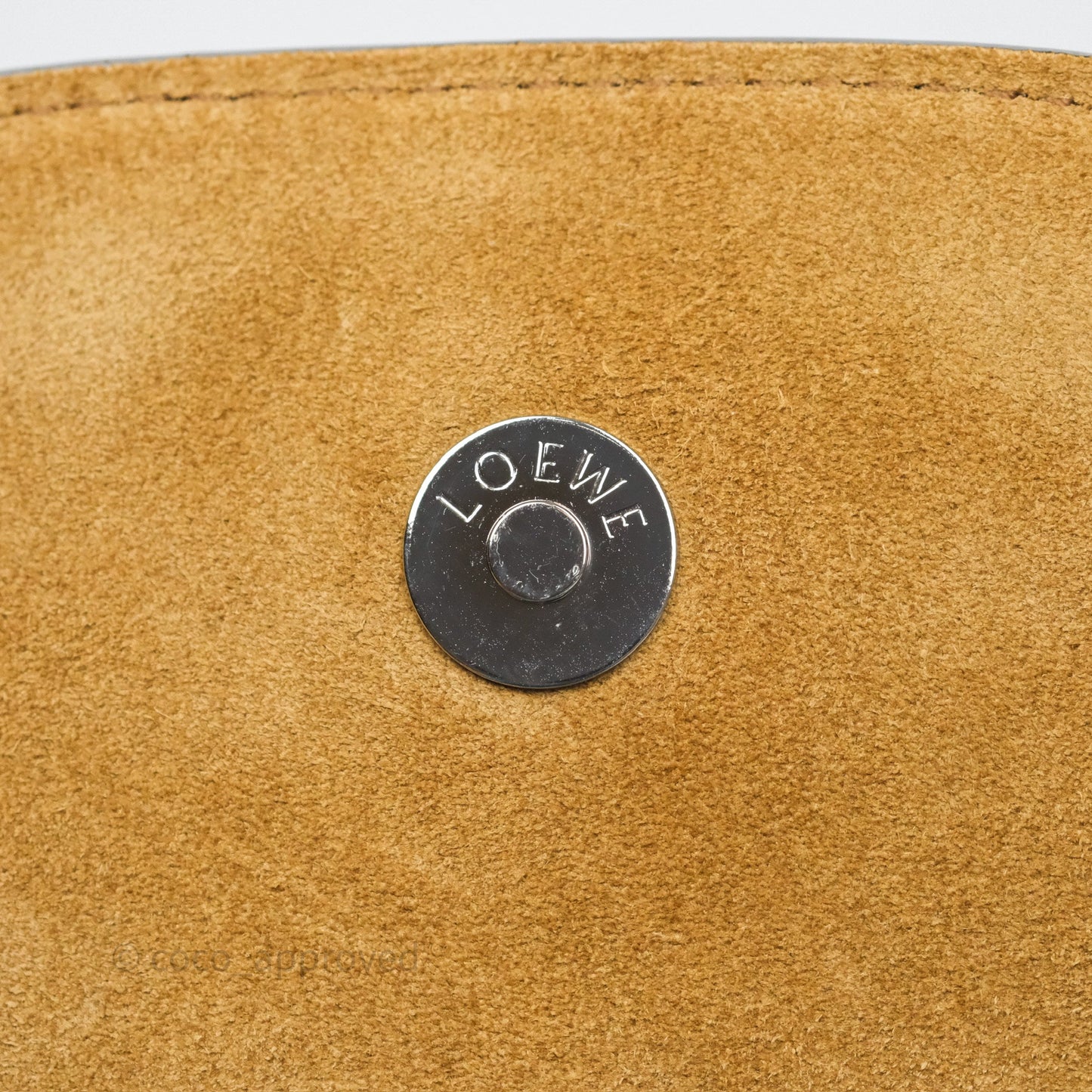 Loewe Mini Gate Dual Bag Grey Soft Calfskin Jacquard Strap