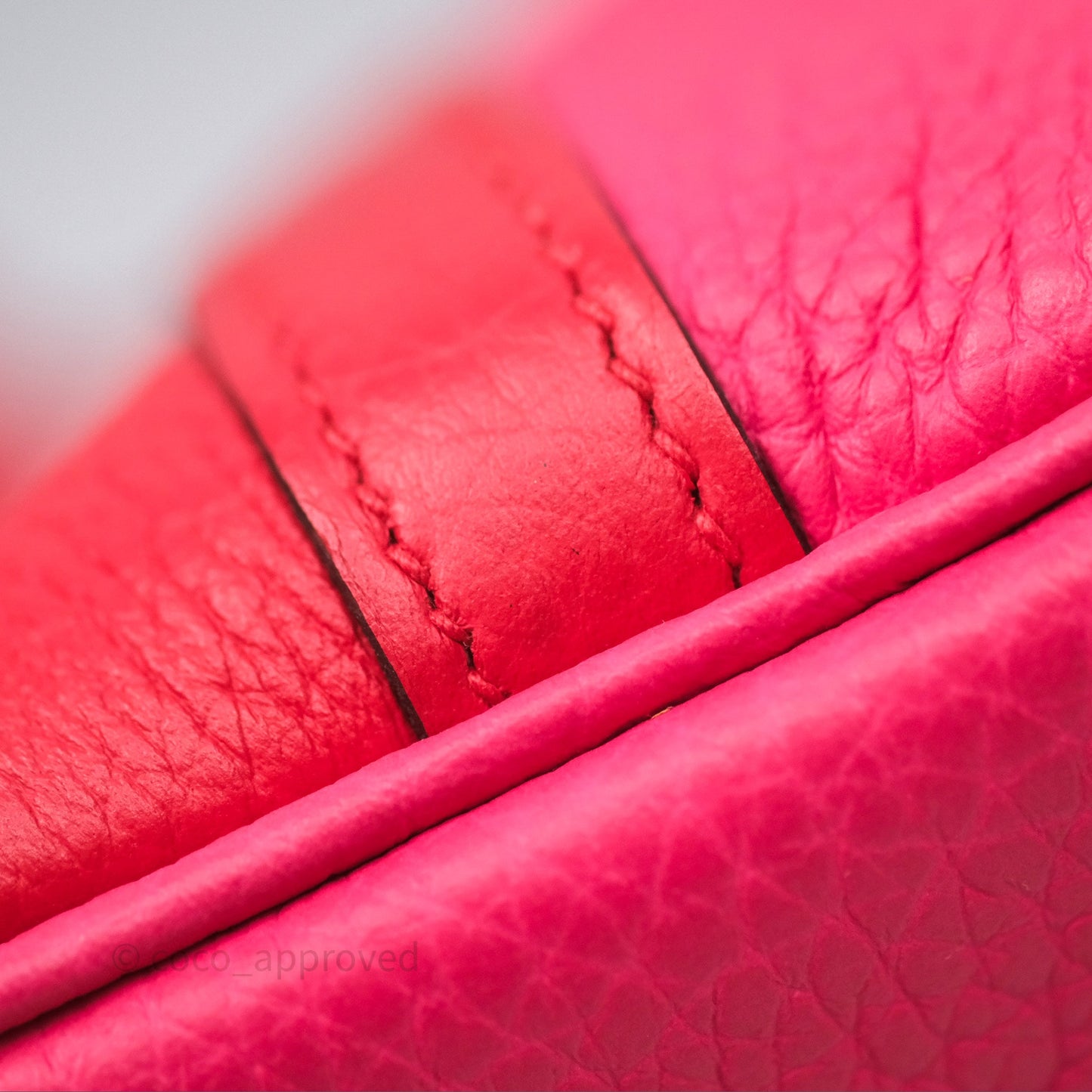 Hermès Picotin 18 Rouge de Coeur S3/ Rose Extrême I6/ Bleu Zanzibar B3 Clemence Palladium Hardware