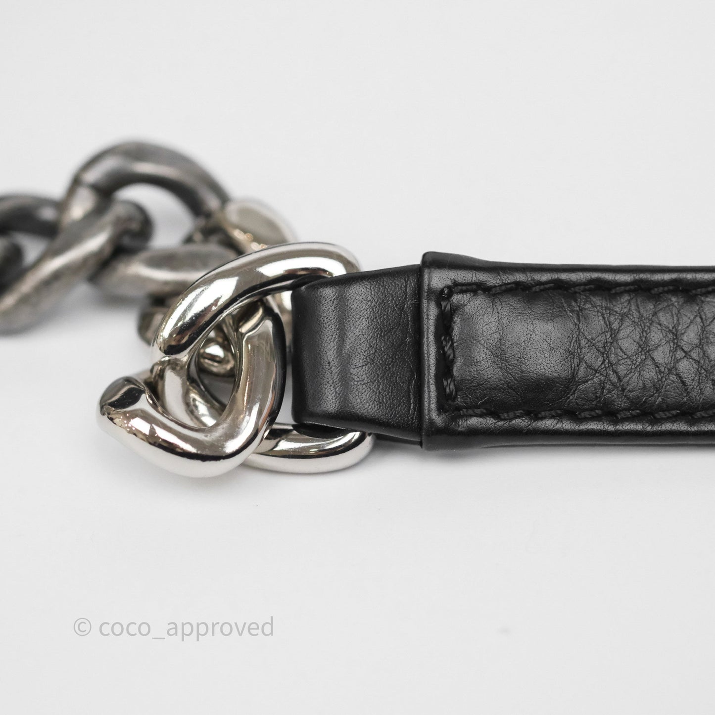 Chanel Small Precious Union Flap Black Calfskin Gold & Silver Hardware